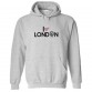 I Love London Unisex Classic Kids and Adults Pullover Hoodie For London Fans